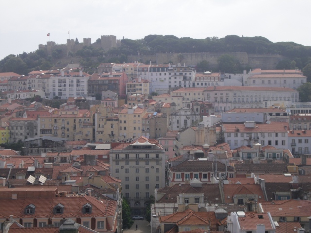 panorama z punktu widokowego Santa Justa - 
